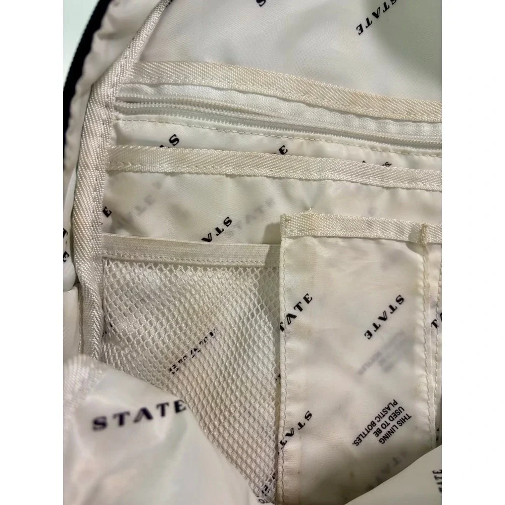 STATE Kane Kids Backpack Green Blue Camouflage School Travel Outdoor Camo 2 Zip‎